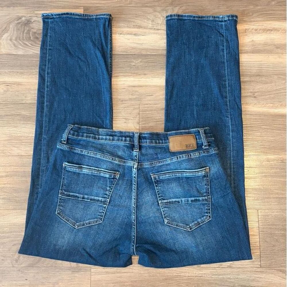BKE Men's Blue and Navy Jeans 36x32
